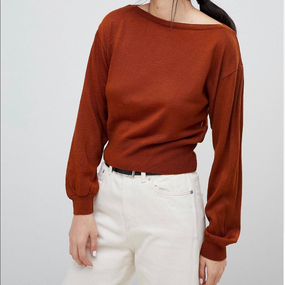 Rust brown sweater